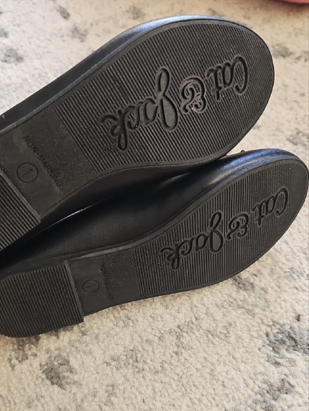 Cat & Jack Black Bow Ballet Flats for Girls